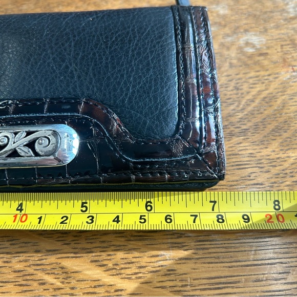 Brighton Black and Brown Leather Wallet - Picture 3 of 12